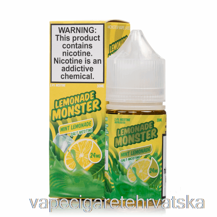 Vape Hrvatska Mint - Lemonade Monster Salts - 30ml 48mg